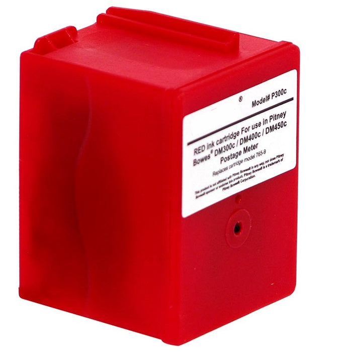 Ink-Postage Meter, Pitney Bowes  Compatible, Red