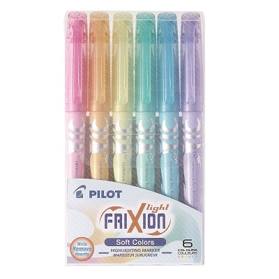 Highlighter-Frixion Light Erasable, 6 Pastel Colours