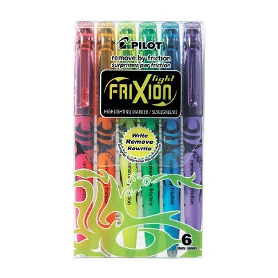 Highlighter-Frixion Light Erasable, 6 Colours