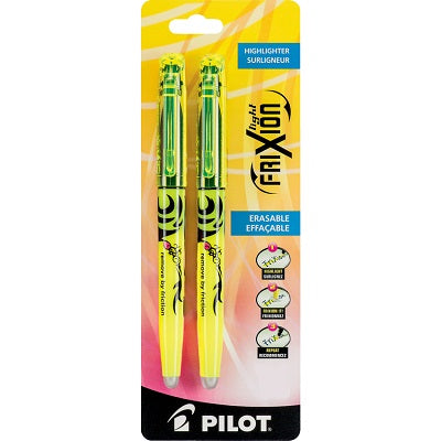 Highlighter-Frixion Light Erasable, Yellow 2/Pk