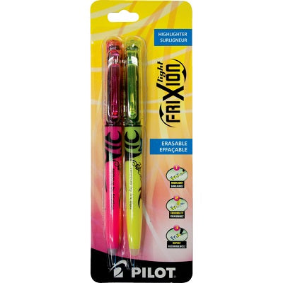 Highlighter-Frixion Light Erasable, Yellow/Pink 2/Pk