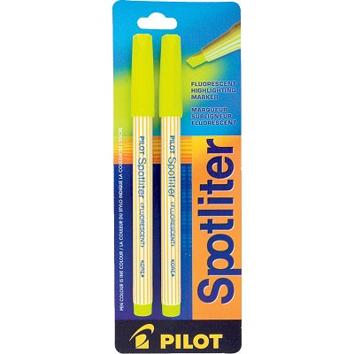 Highlighter-Spotliter Yellow 2/Pack
