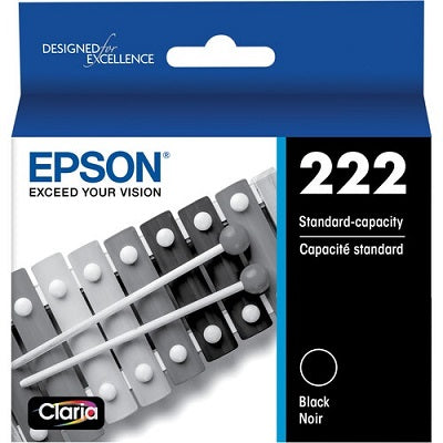 Inkjet Cartridge-Epson #222 Black Standard Yield