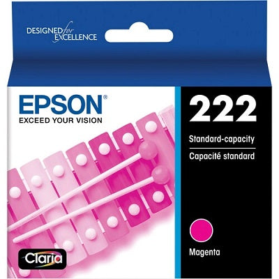 Inkjet Cartridge-Epson #222 Magenta Standard Yield