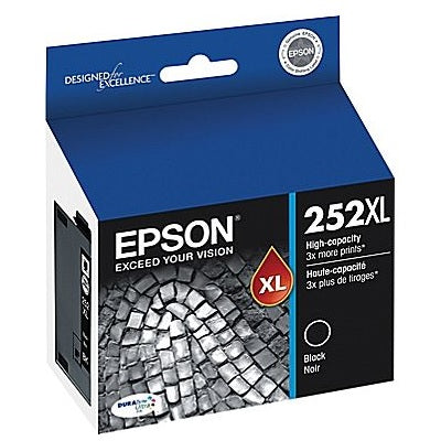 Inkjet Cartridge-Epson #252Xl Black High Yield