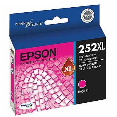 Inkjet Cartridge-Epson #252Xl Magenta High Yield