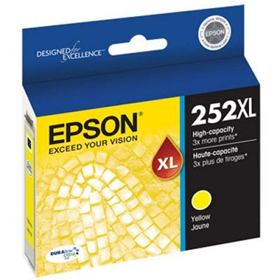 Inkjet Cartridge-Epson #252Xl Yellow High Yield