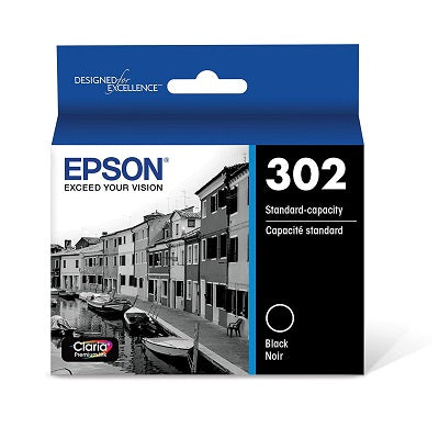 Inkjet Cartridge-Epson #302 Black