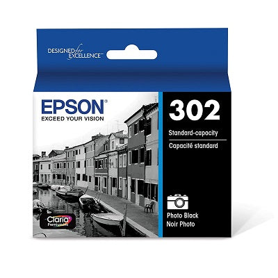 Inkjet Cartridge-Epson #302 Photo Black