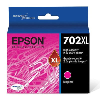 Inkjet Cartridge-Epson #702Xl Magenta High Yield