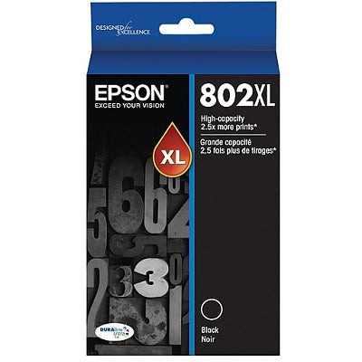Inkjet Cartridge-Epson #802Xl Black High Yield