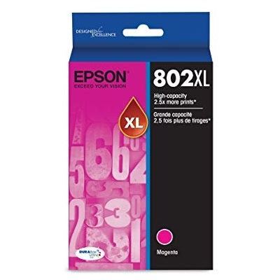 Inkjet Cartridge-Epson #802Xl Magenta High Yield