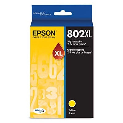 Inkjet Cartridge-Epson #802Xl Yellow High Yield