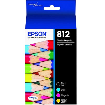 Inkjet Cartridge-Epson #812 Black/Colour Combo Pack