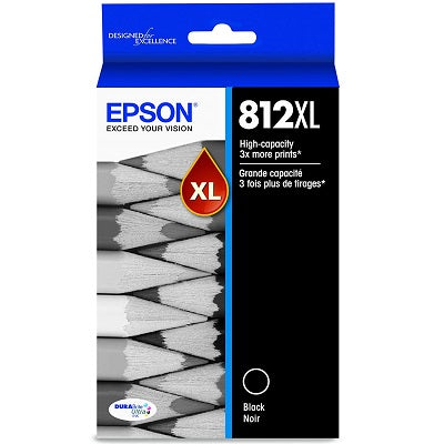 Inkjet Cartridge-Epson #812Xl Black