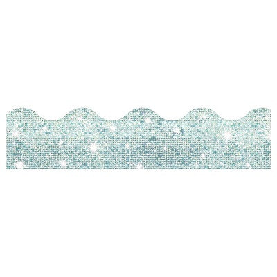 Border-Terrific Trimmers, Silver Sparkle