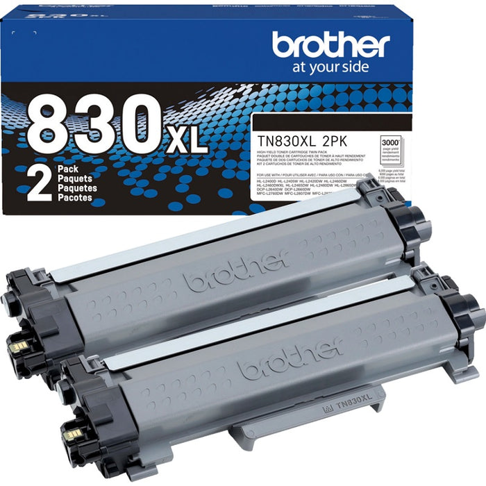 Laser Toner-Brother Black Twin Pack