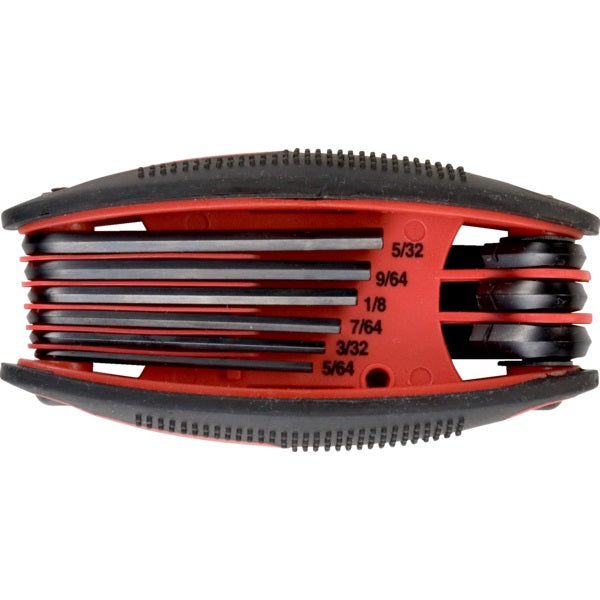 Hex Key Set-Folding, 9 Keys Sae