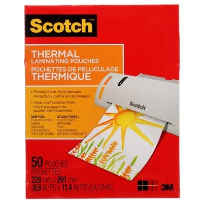 Laminating Pouch-Scotch Thermal 8.5X11 50/Pack