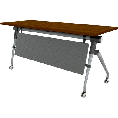 Table-Tucana Premium Flip Top, 60"W X 24"D Black Walnut