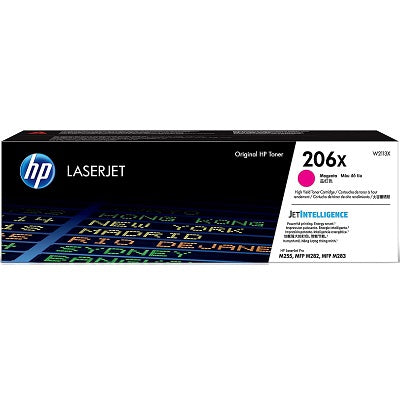 Laser Toner-Hp #206X, Magenta High Yield