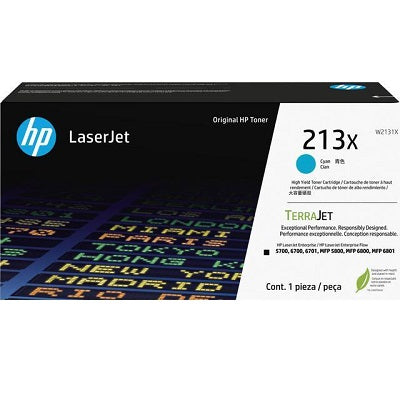 Laser Toner-Hp #213X Cyan High Yield
