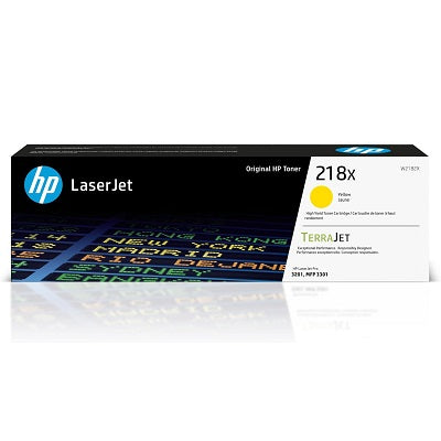 Laser Toner-Hp #218X Yellow High Yield