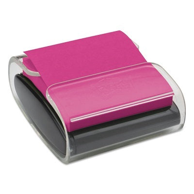 Note Dispenser-Pop-Up 3X3, Clear And Black