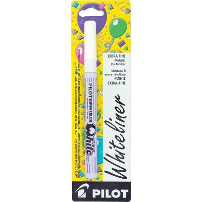 Marker-Permanent, Super Color, Extra Fine White