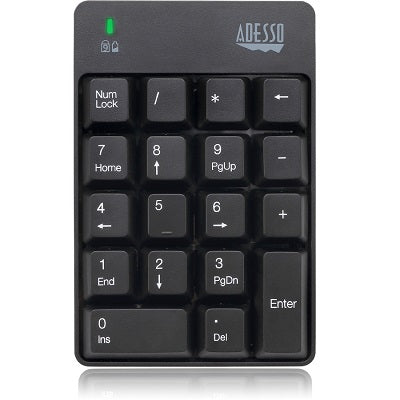 Keypad-Adesso Wireless, Mechanical, Black