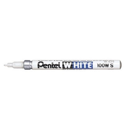 Marker-Permanent, Pentel White, Fine Tip