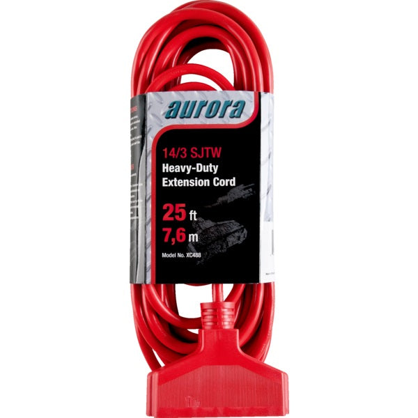 Extension Cord-Outdoor Vinyl Triple Tap Hd 25'