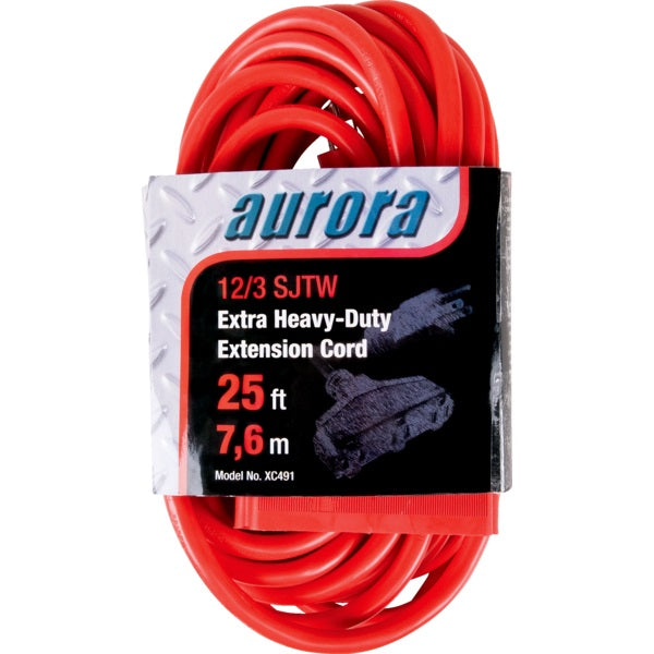 Extension Cord-Outdoor Vinyl Triple Tap Xhd 25'