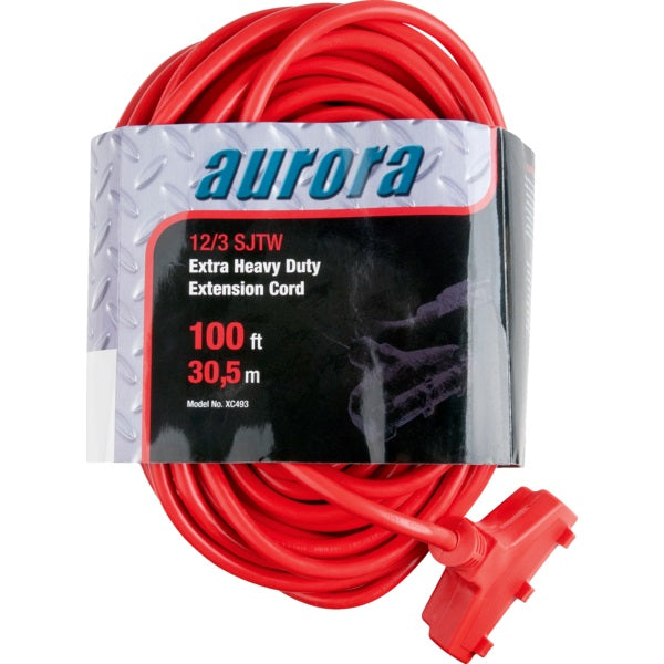 Extension Cord-Outdoor Vinyl Triple Tap Xhd 100'