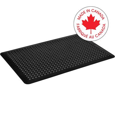 Mat-Yoga Flex, Bubble, Anti-Fatigue 24" X 36", Black
