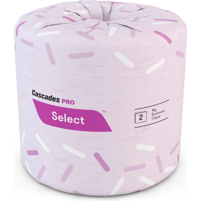 Cascades Pro Select Roll Bathroom Tissue - 420 Sheets/Roll, 48 Rolls/Case
