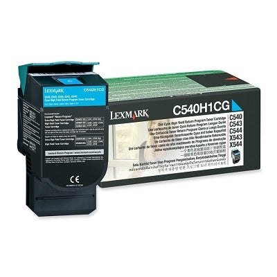 Laser Toner-Lexmark Cyan High Yield, Return Program