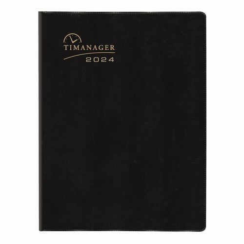 Blueline Timanager® Weekly Planner 2024, English, Black (C5900.81) (FREE SHIPPING)