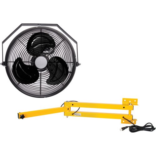EB587 - Industrial Workstation Fan Kit with Double Locking Arm