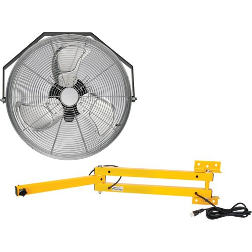 EB588 - Industrial Workstation Fan Kit with Double Locking Arm