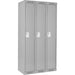 Locker-Economy 1 Tier 3 Bank 12" X18" X72", Grey  -Fj153