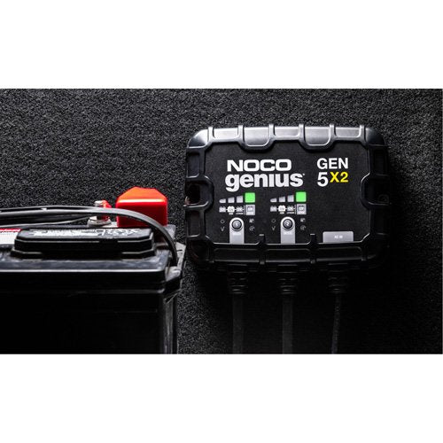 FLU529 - Genius® Gen5X2 2-Bank, 10-Amp On-Board Battery Charger