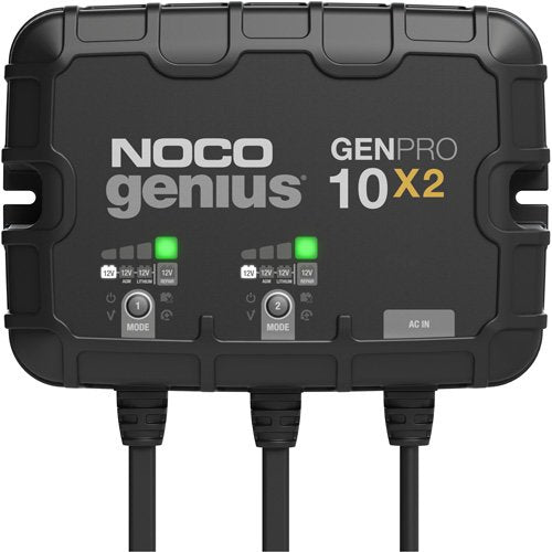FLU532 - Genius® GenPro10X2 2-Bank, 20-Amp On-Board Battery Charger