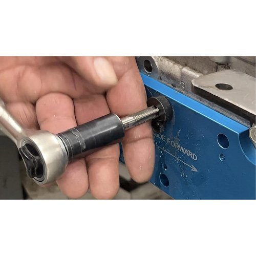 FLU574 - Manifold Drill Template for Ford 3.5L Ecoboost
