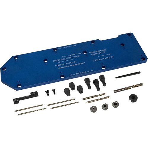 FLU575 - Manifold Drill Template for Ford 4.6L, 5.4L & 6.8L