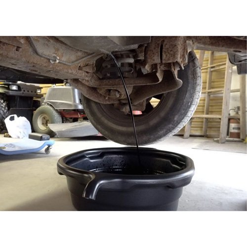 FLU625 - Black Oval Drain Pan
