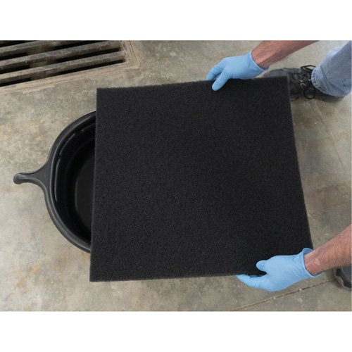 FLU625 - Black Oval Drain Pan