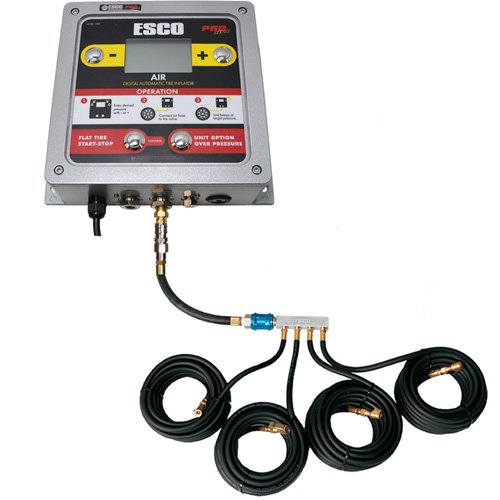 FLU782 - Wall-Mounted Tire Inflation System with 4-Hose Manifold