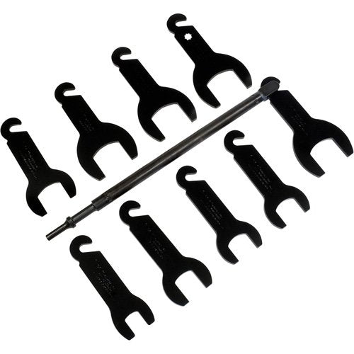 FLU966 - 10-Piece Pneumatic Fan Clutch Wrench Set