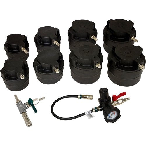 FLU987 - 10-Piece HD Turbo Air System Test Kit with Smoke Adapter